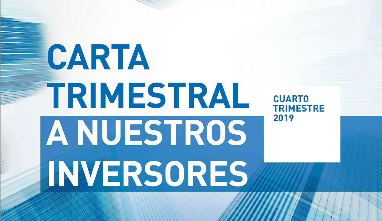 Carta trimestral a nuestros inversores, cuarto trimestre de 2019